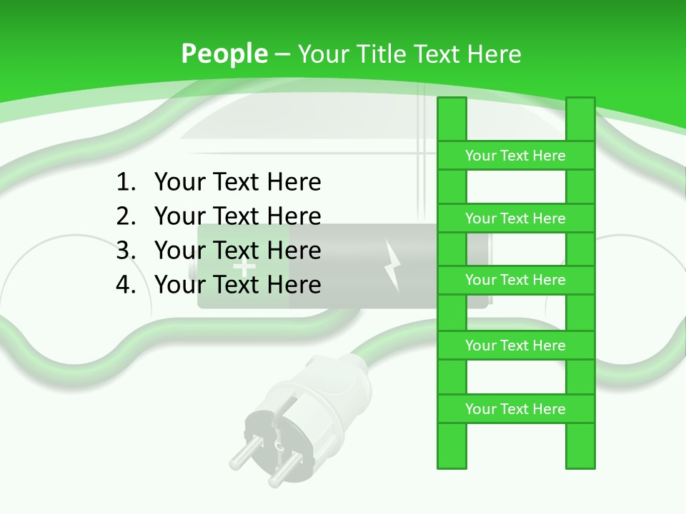 White Air Energy PowerPoint Template