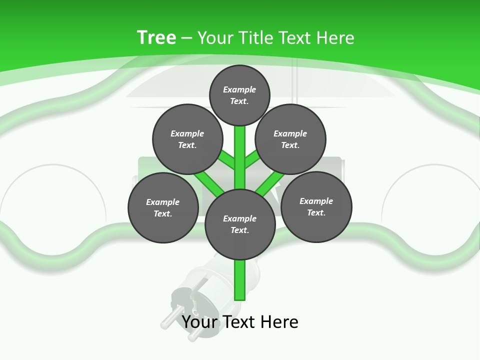 White Air Energy PowerPoint Template