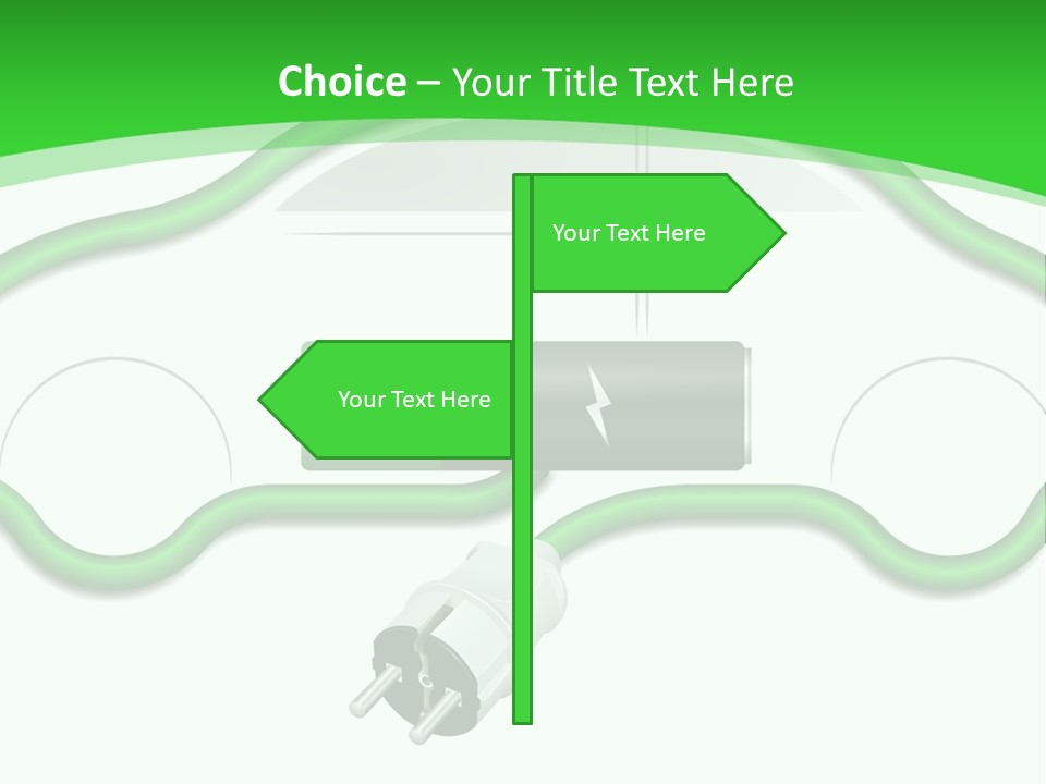White Air Energy PowerPoint Template
