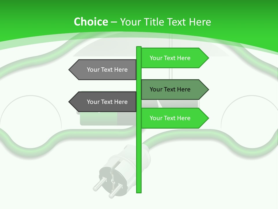 White Air Energy PowerPoint Template