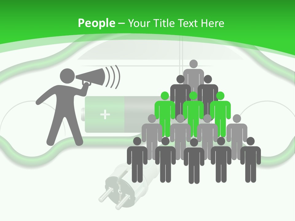 White Air Energy PowerPoint Template