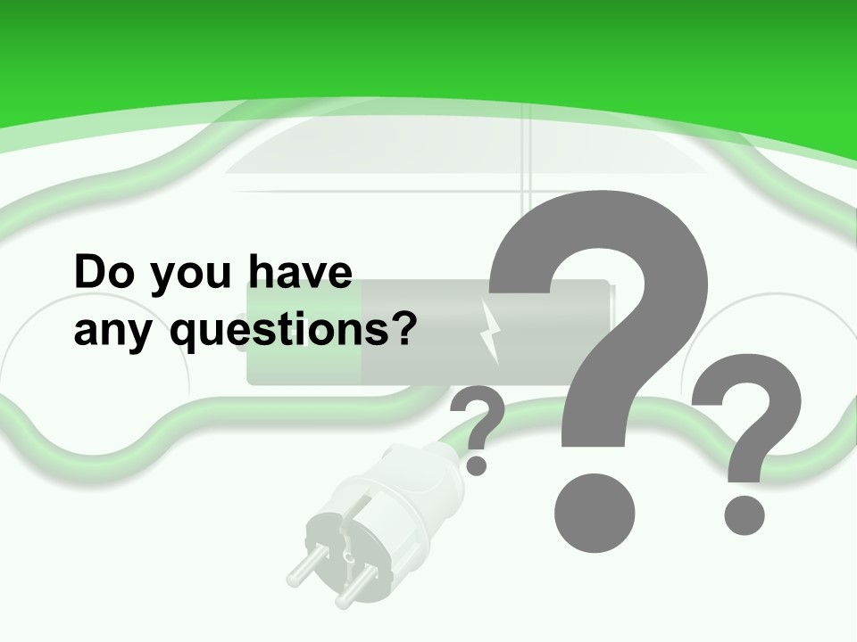 White Air Energy PowerPoint Template