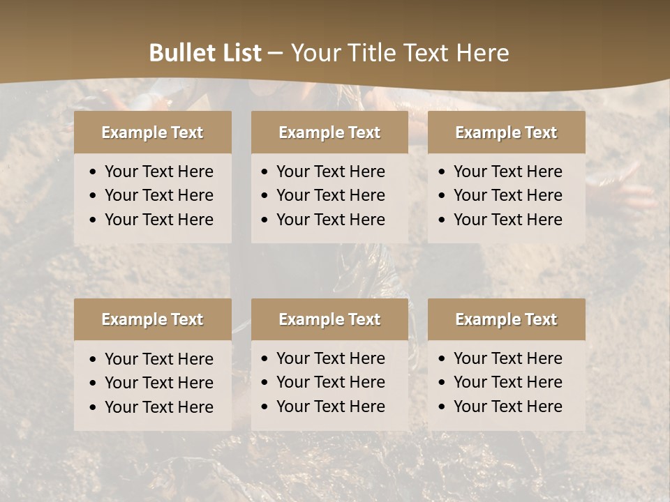 Condition Energy Supply PowerPoint Template
