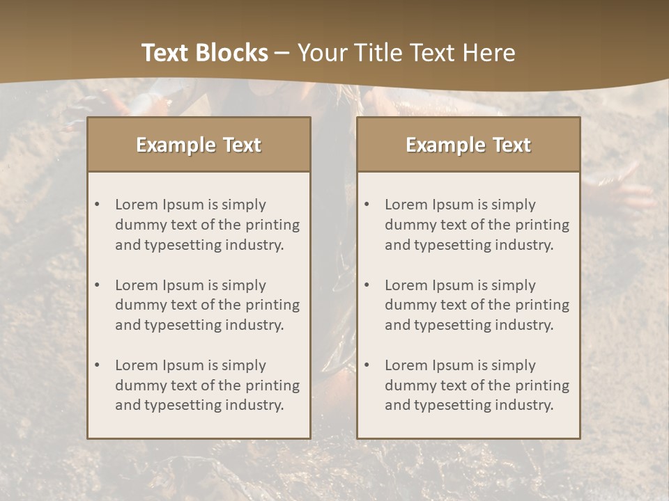 Condition Energy Supply PowerPoint Template
