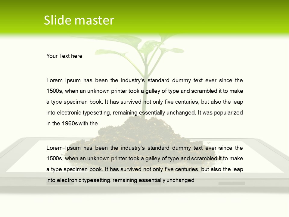 System Energy Unit PowerPoint Template