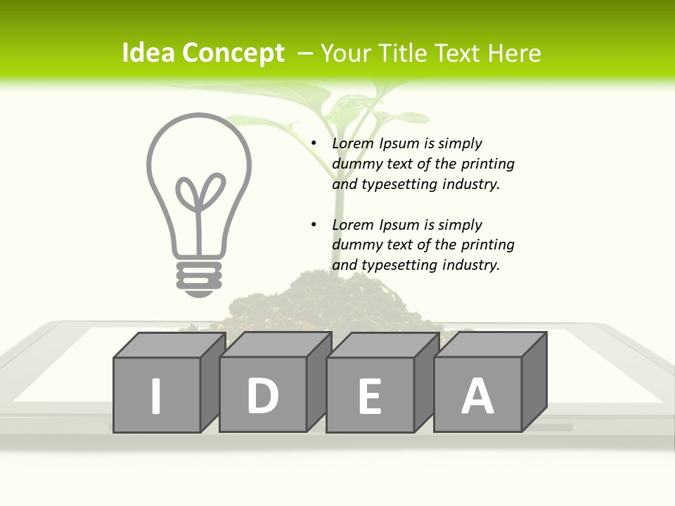 System Energy Unit PowerPoint Template