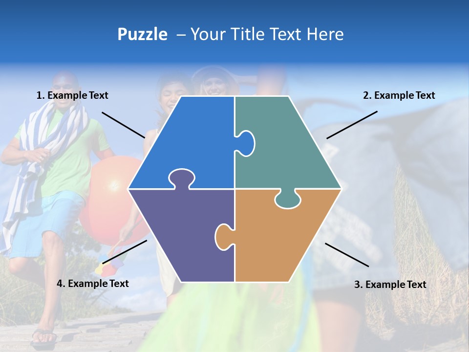 Remote White Supply PowerPoint Template
