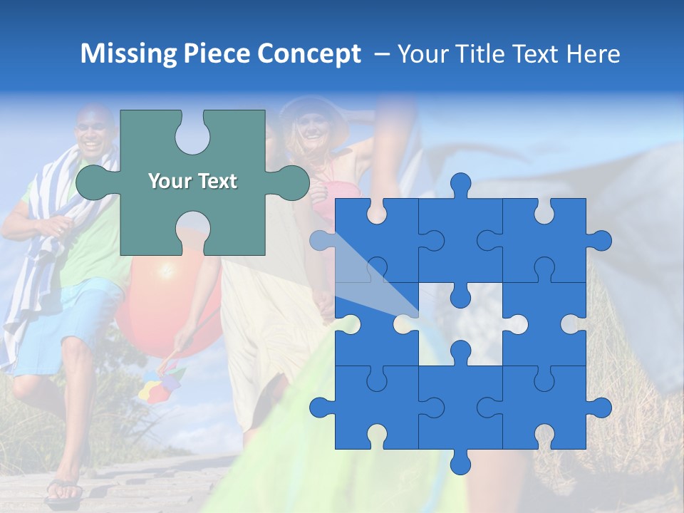 Remote White Supply PowerPoint Template