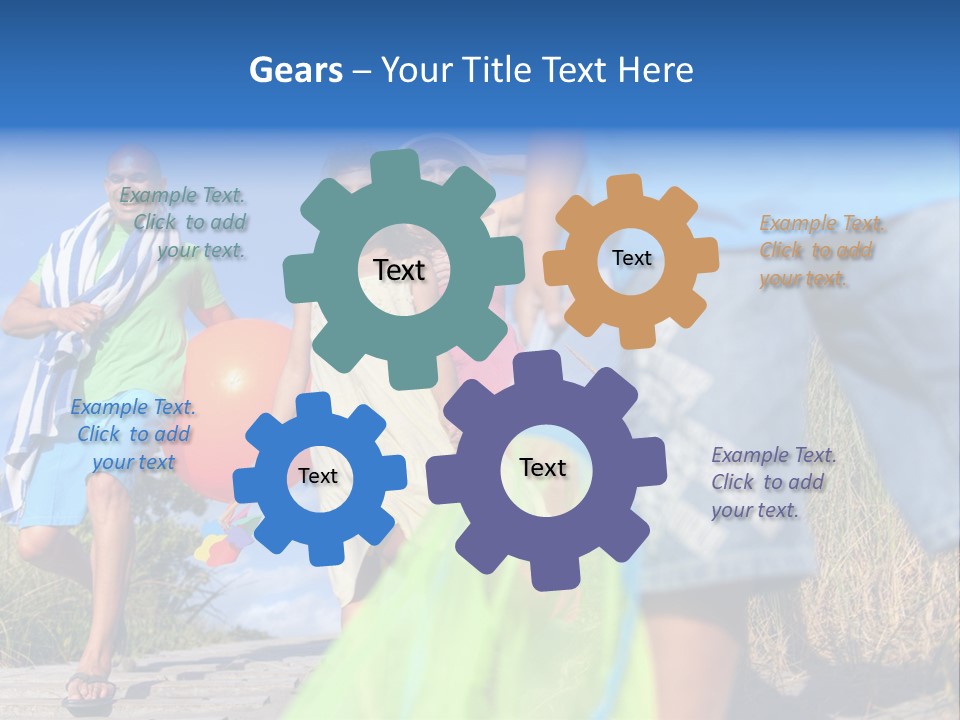 Remote White Supply PowerPoint Template