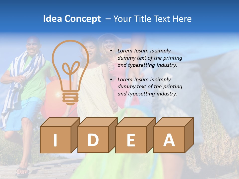Remote White Supply PowerPoint Template