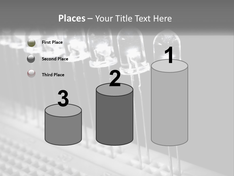 White Switch Remote PowerPoint Template