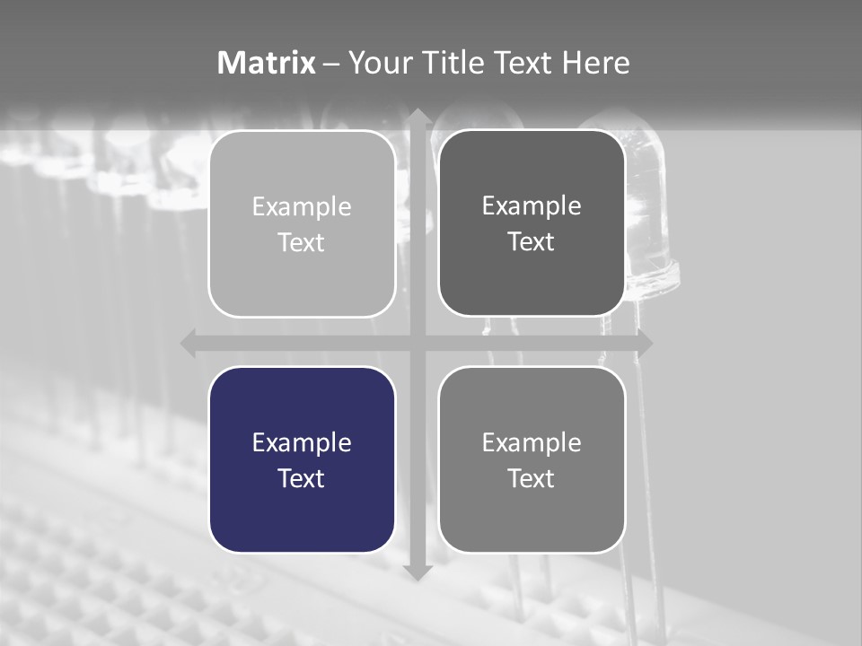 White Switch Remote PowerPoint Template