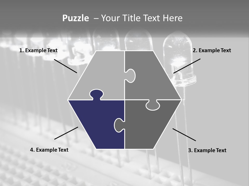 White Switch Remote PowerPoint Template