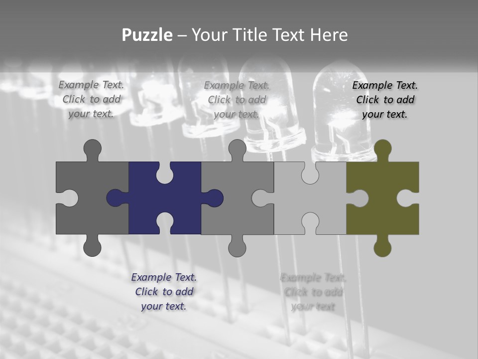 White Switch Remote PowerPoint Template