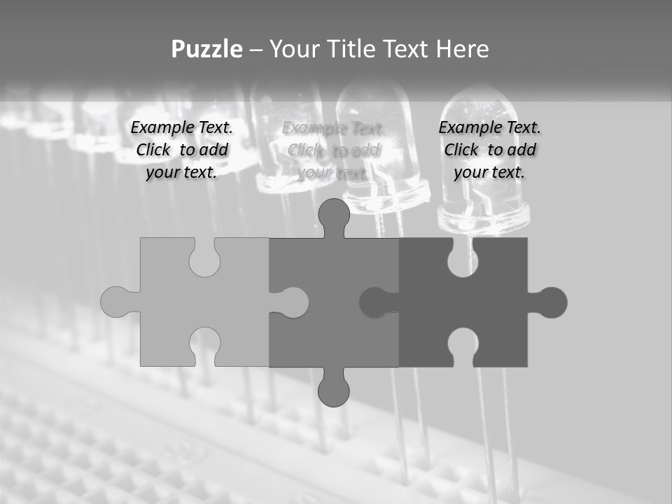 White Switch Remote PowerPoint Template