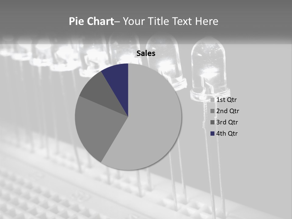White Switch Remote PowerPoint Template