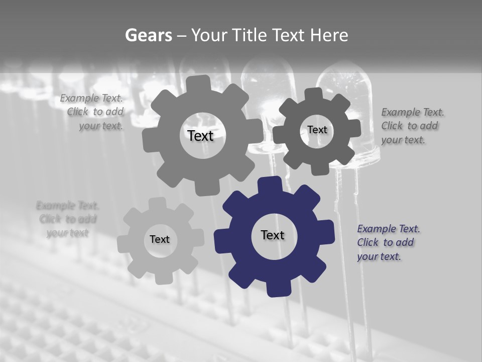 White Switch Remote PowerPoint Template