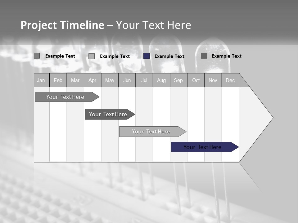 White Switch Remote PowerPoint Template
