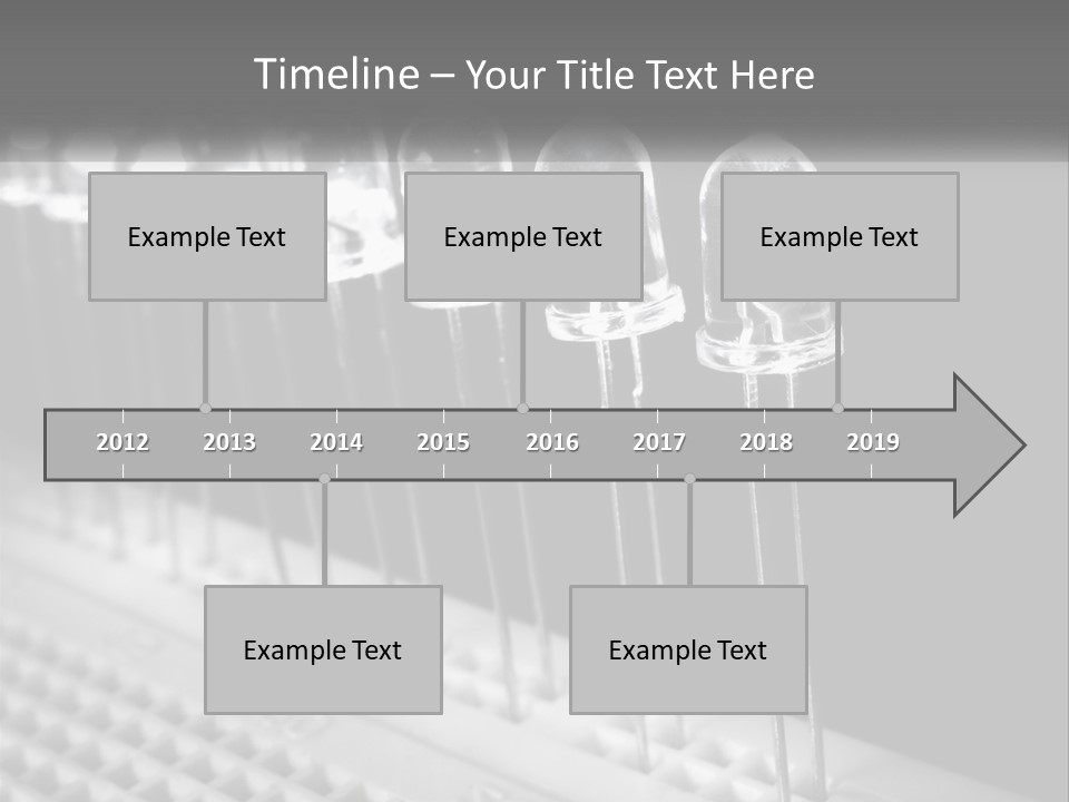 White Switch Remote PowerPoint Template