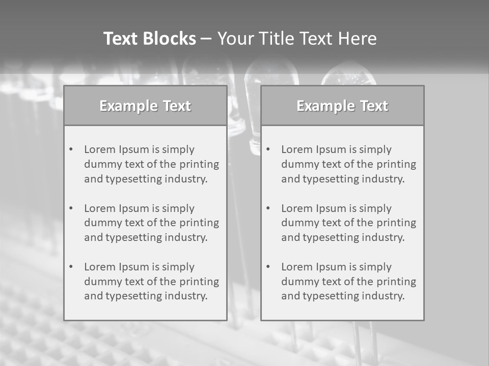 White Switch Remote PowerPoint Template