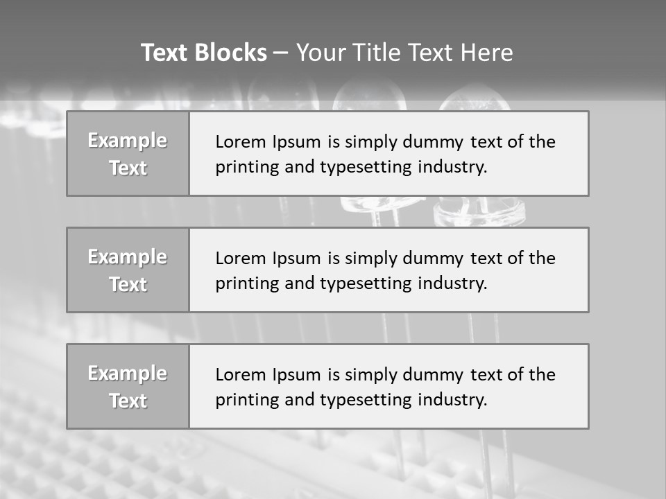White Switch Remote PowerPoint Template