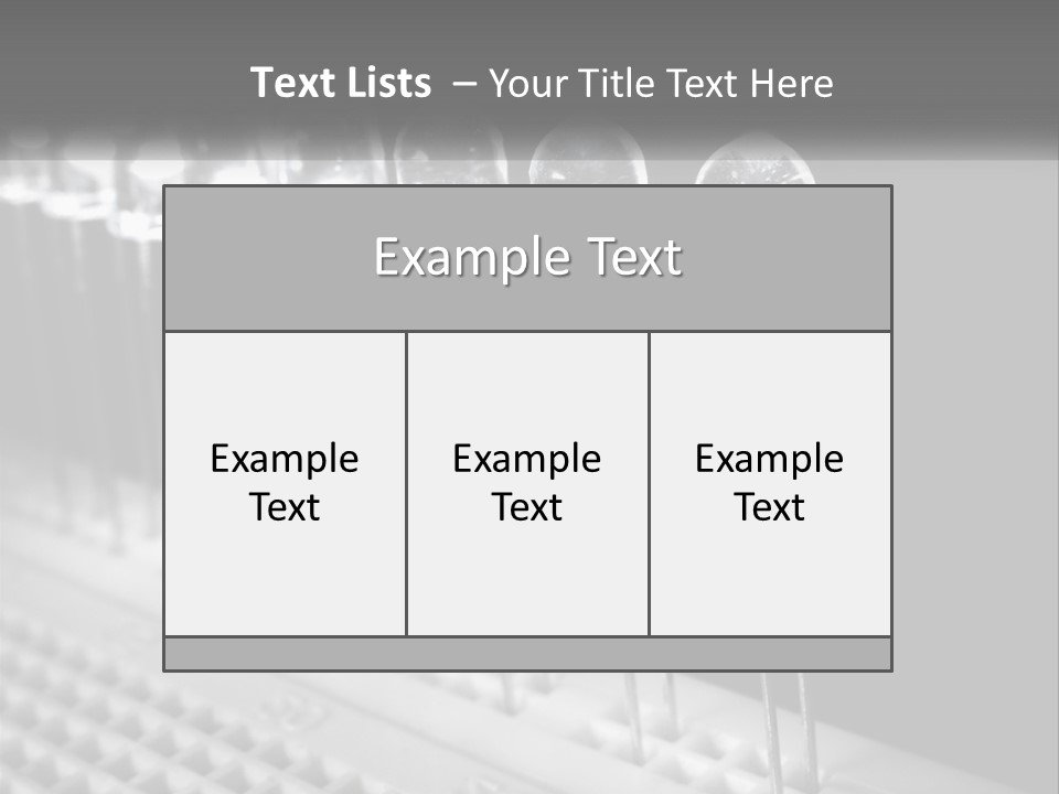 White Switch Remote PowerPoint Template