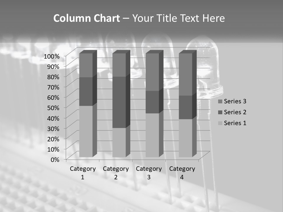 White Switch Remote PowerPoint Template