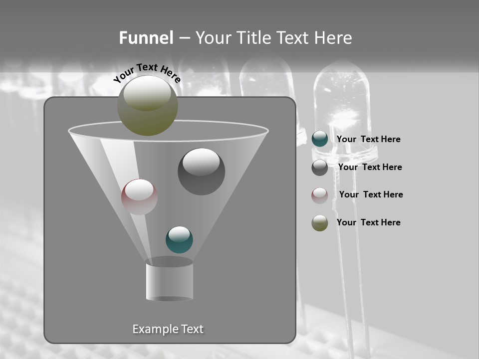 White Switch Remote PowerPoint Template