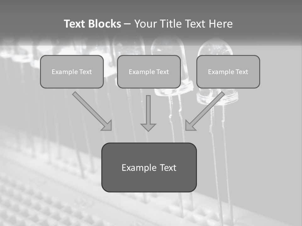 White Switch Remote PowerPoint Template