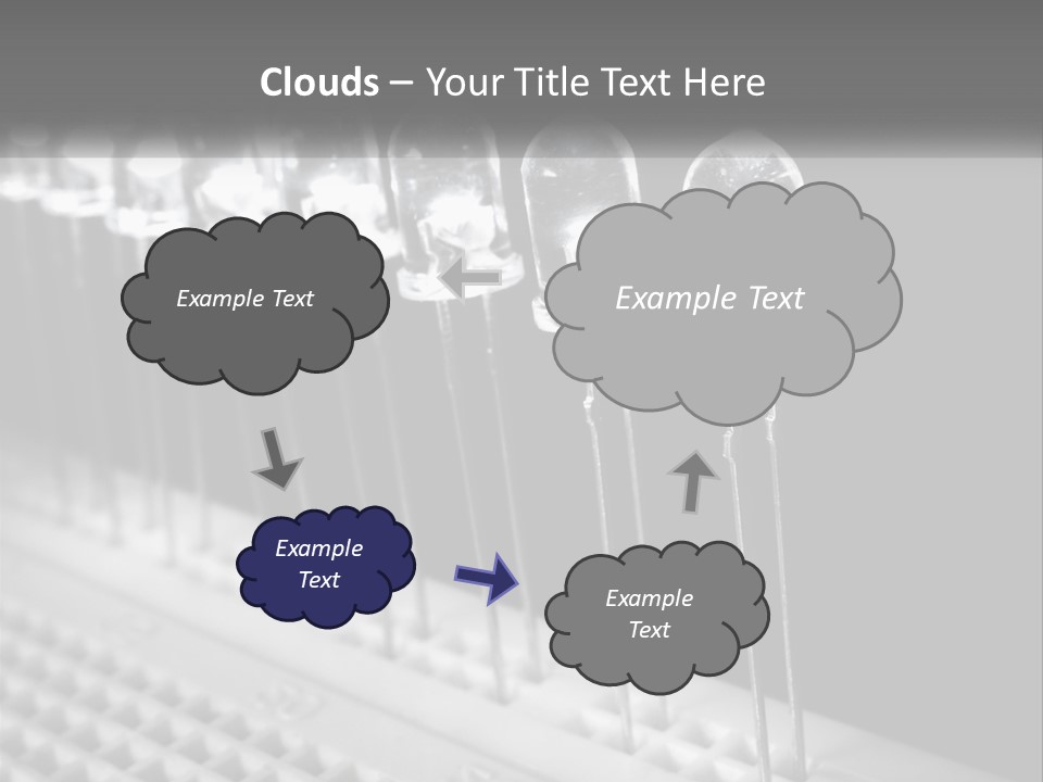 White Switch Remote PowerPoint Template