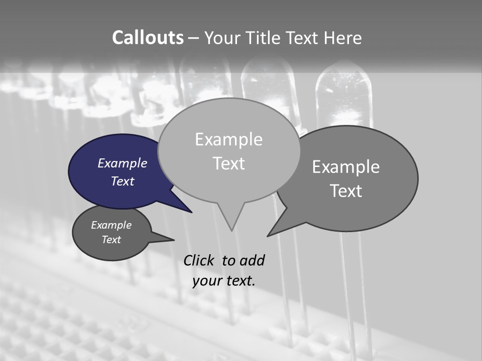 White Switch Remote PowerPoint Template