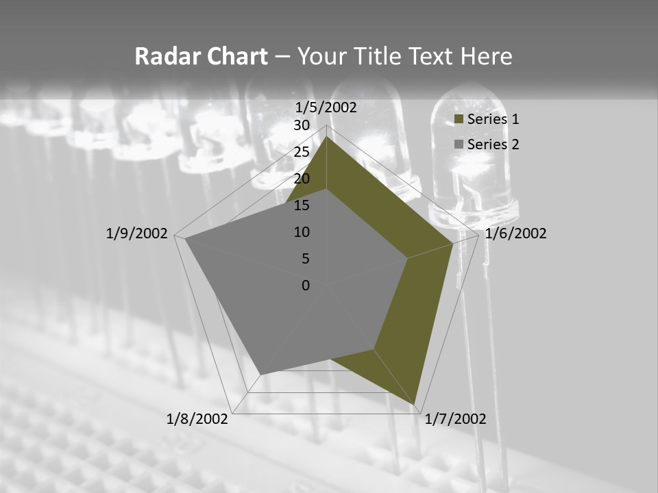 White Switch Remote PowerPoint Template