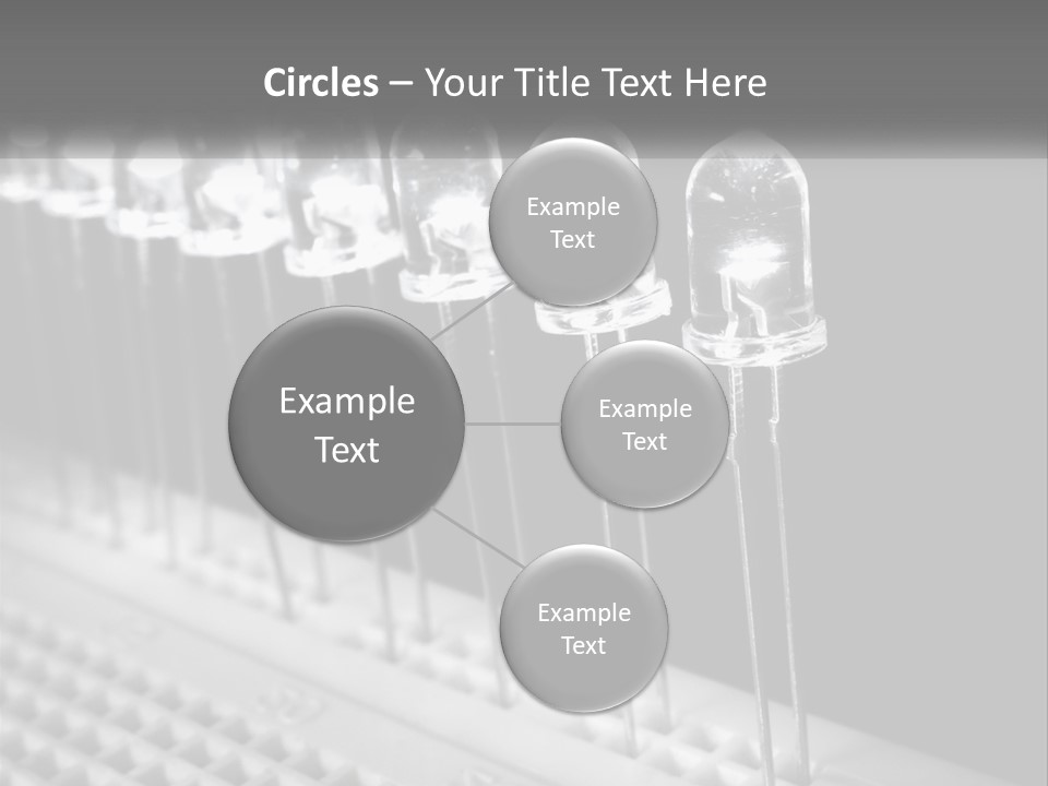 White Switch Remote PowerPoint Template