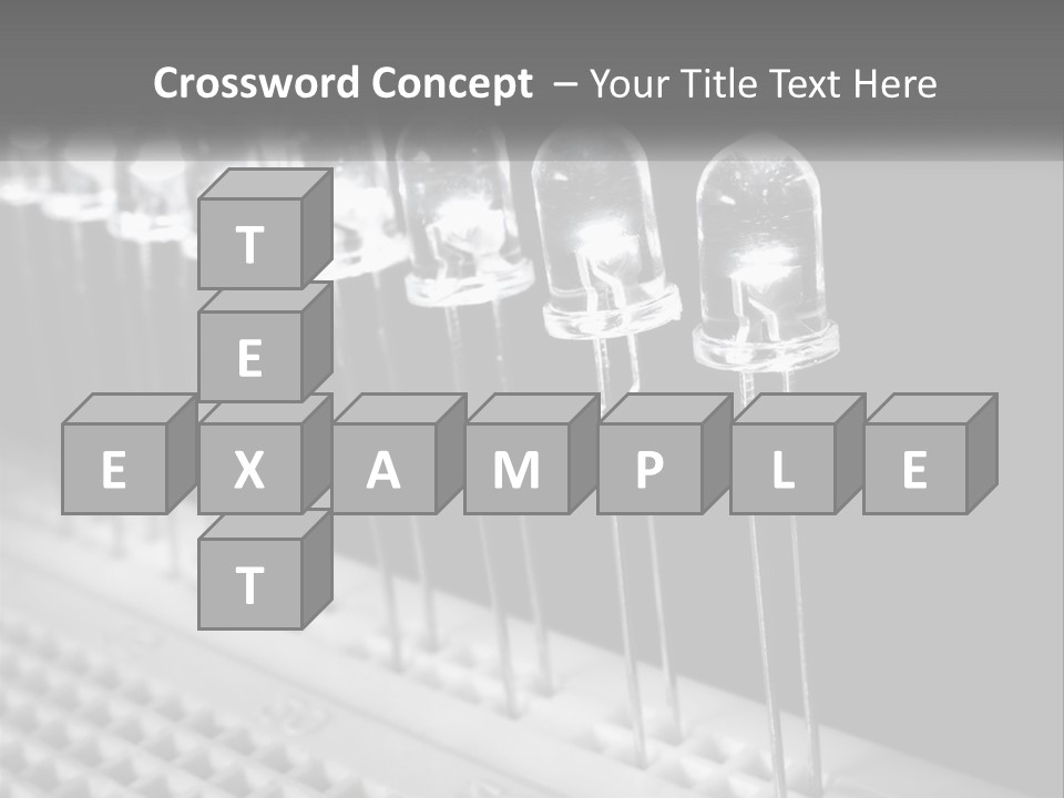 White Switch Remote PowerPoint Template