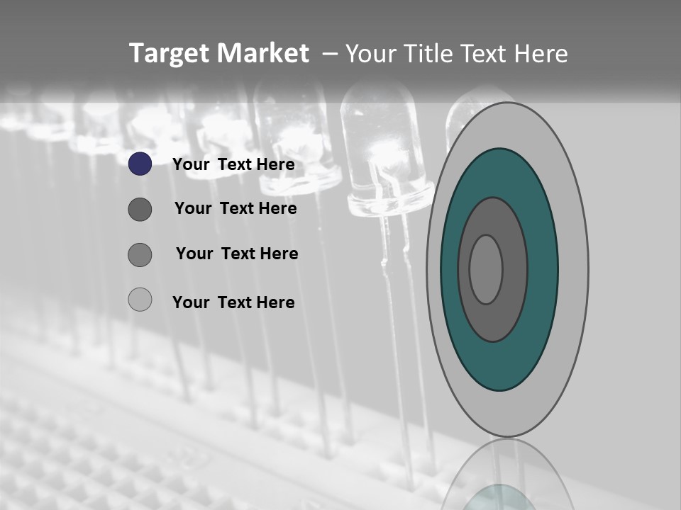 White Switch Remote PowerPoint Template