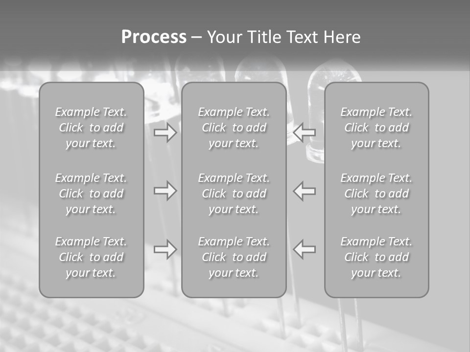 White Switch Remote PowerPoint Template