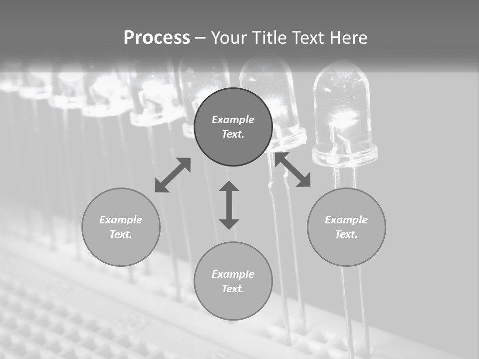 White Switch Remote PowerPoint Template