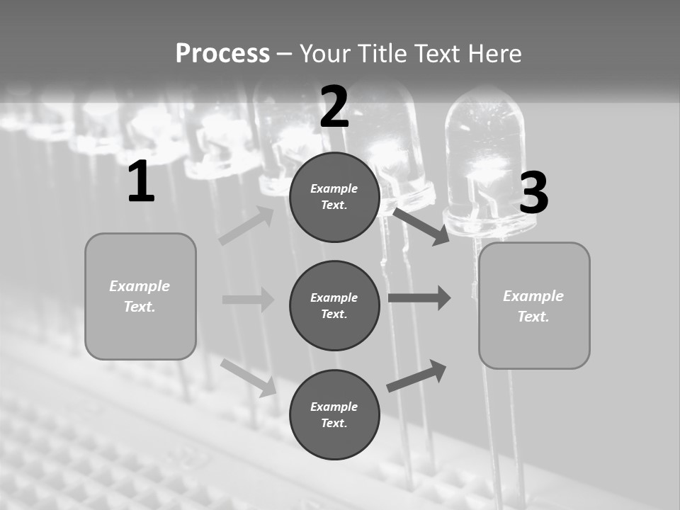 White Switch Remote PowerPoint Template
