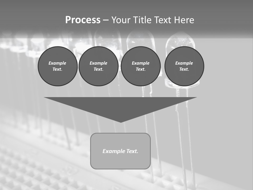 White Switch Remote PowerPoint Template