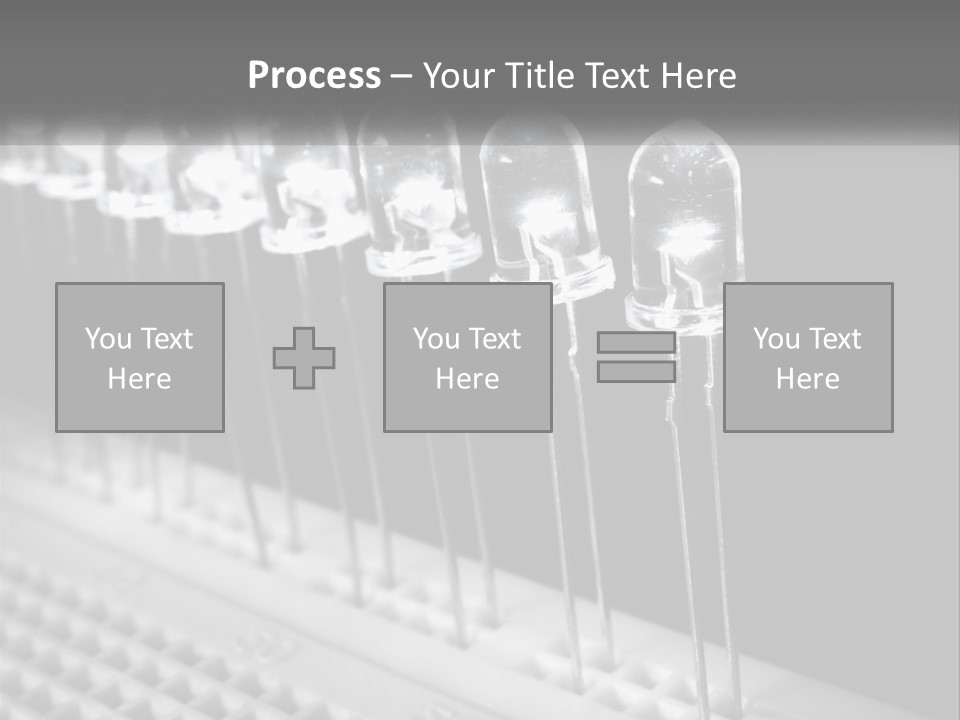 White Switch Remote PowerPoint Template