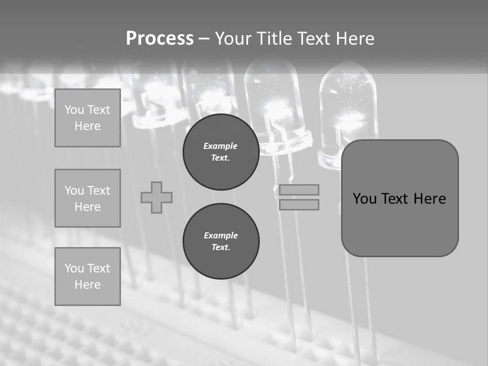 White Switch Remote PowerPoint Template