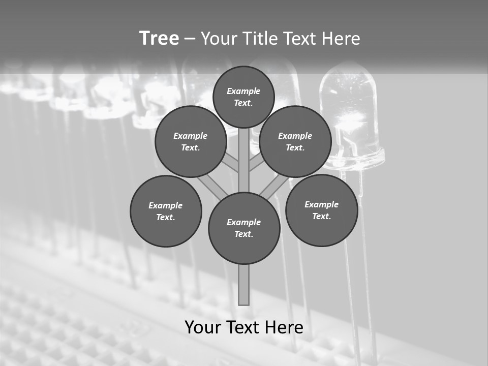White Switch Remote PowerPoint Template