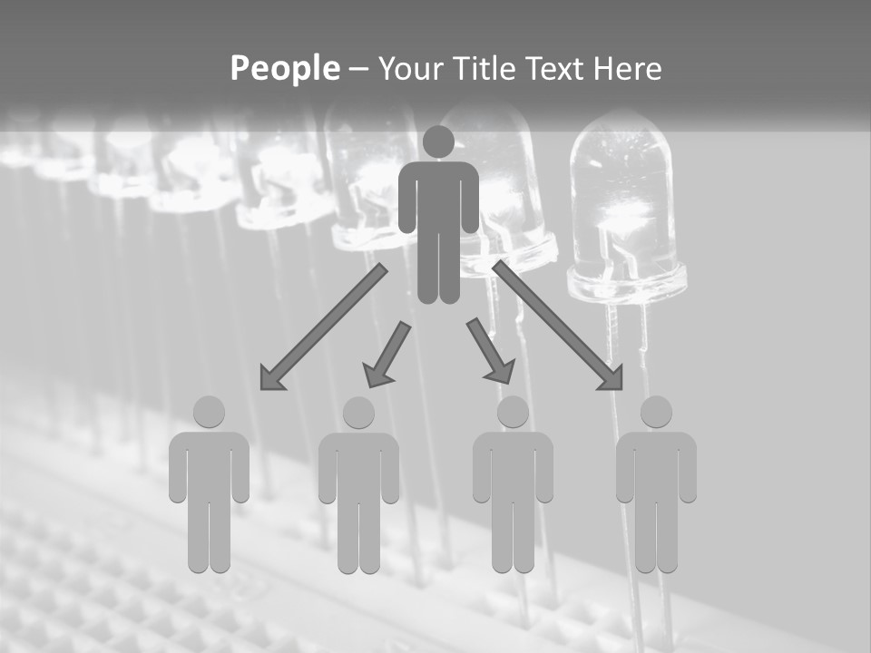 White Switch Remote PowerPoint Template