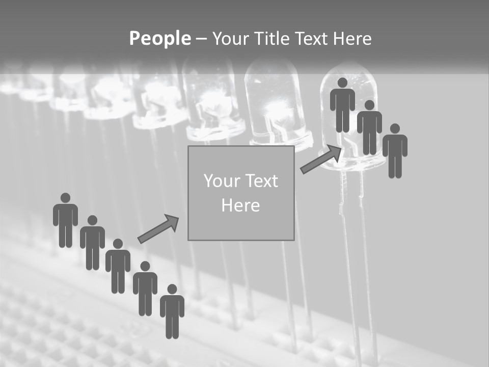 White Switch Remote PowerPoint Template