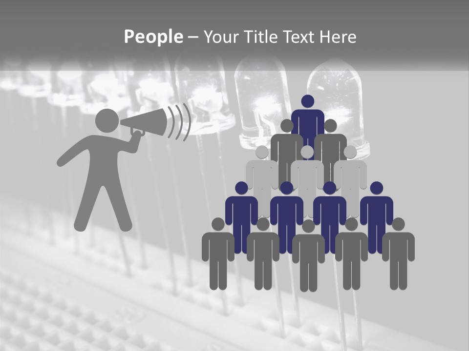 White Switch Remote PowerPoint Template