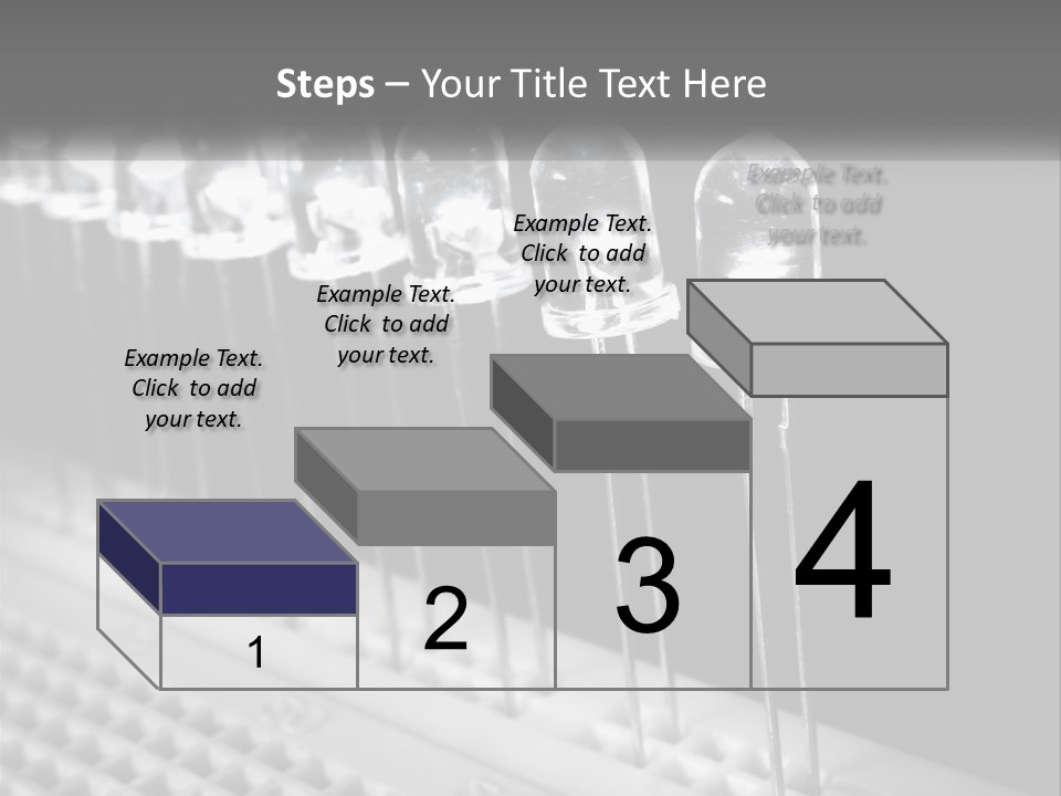 White Switch Remote PowerPoint Template
