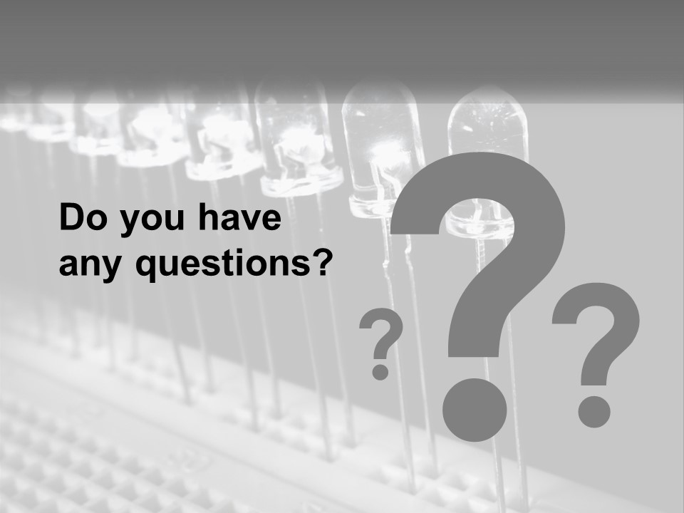 White Switch Remote PowerPoint Template