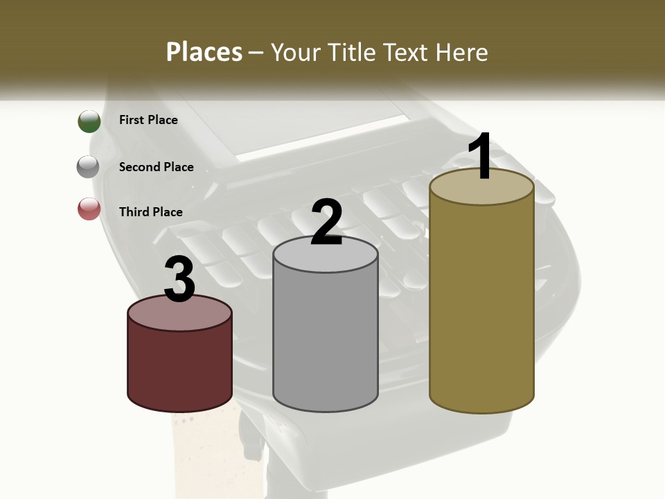 White Switch Cooling PowerPoint Template
