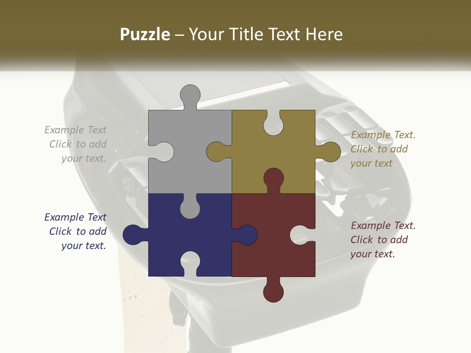 White Switch Cooling PowerPoint Template