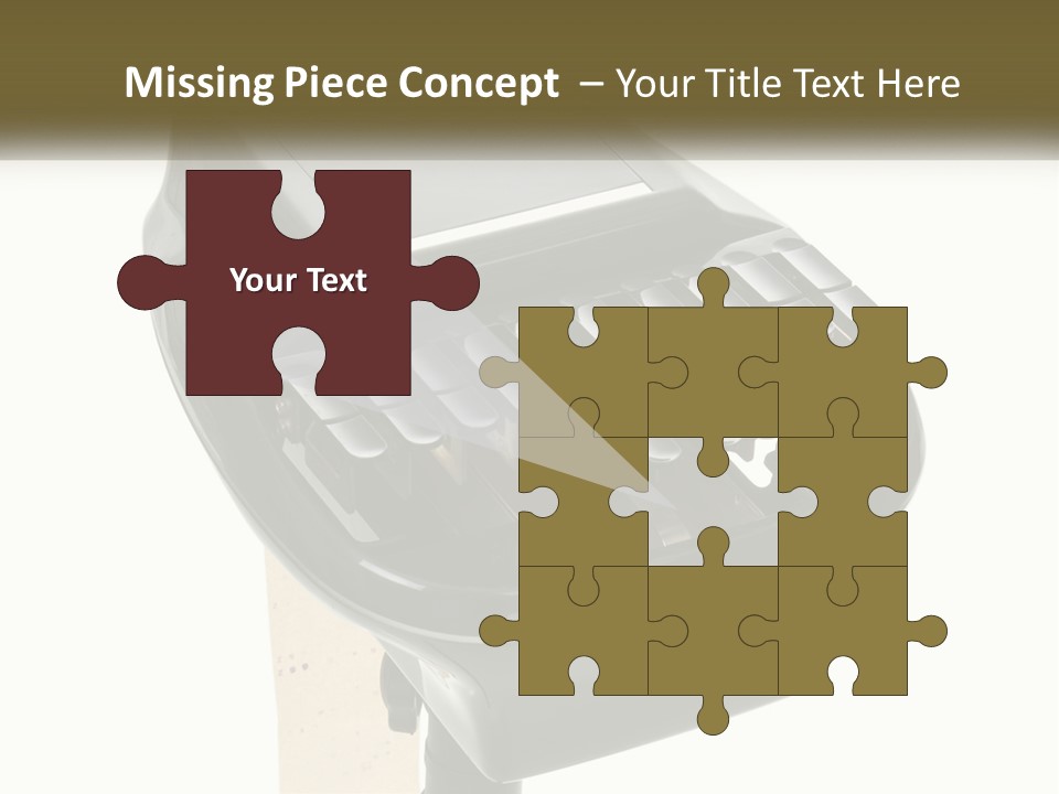 White Switch Cooling PowerPoint Template